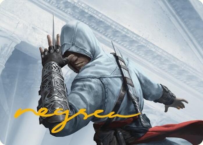 Altair Ibn-La'Ahad Art Card (Gold-Stamped Signature) [Assassin's Creed Art Series] | Deep Dive Games St. Marys