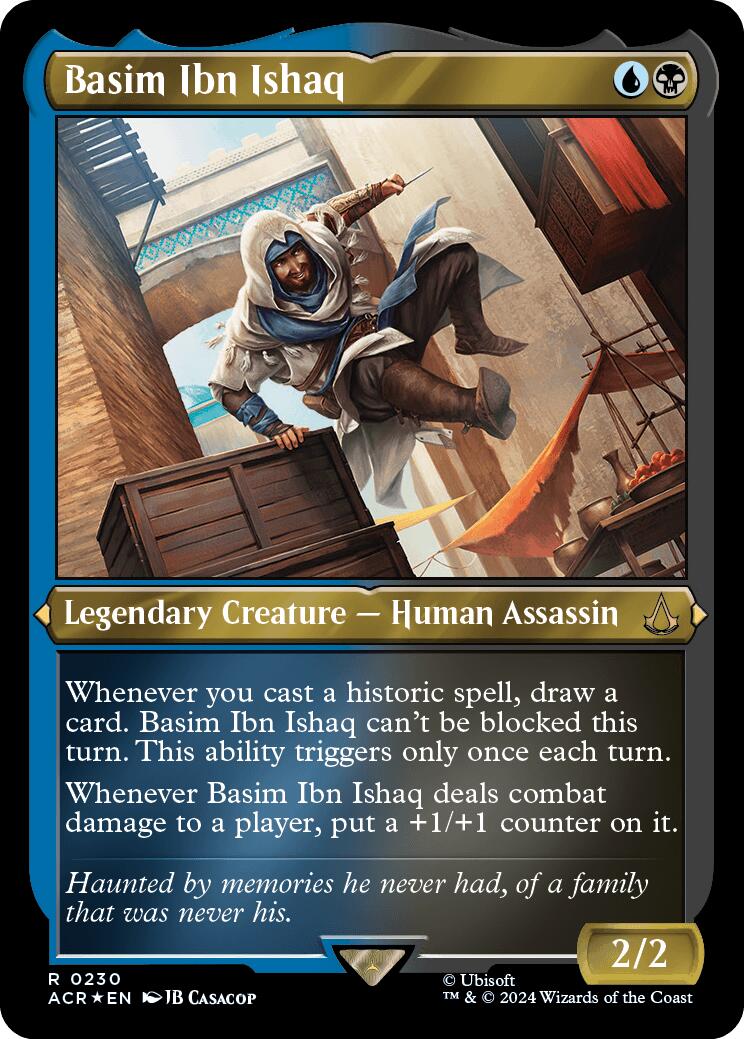 Basim Ibn Ishaq (Foil Etched) [Assassin's Creed] | Deep Dive Games St. Marys