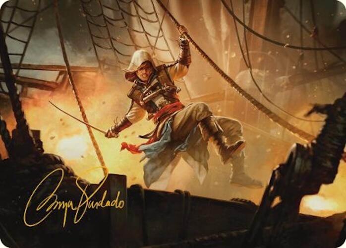 Edward Kenway Art Card (Gold-Stamped Signature) [Assassin's Creed Art Series] | Deep Dive Games St. Marys