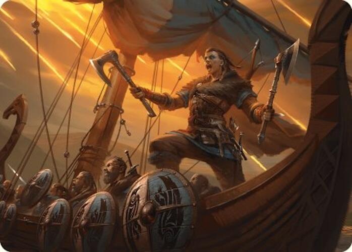 Eivor, Battle-Ready Art Card [Assassin's Creed Art Series] | Deep Dive Games St. Marys