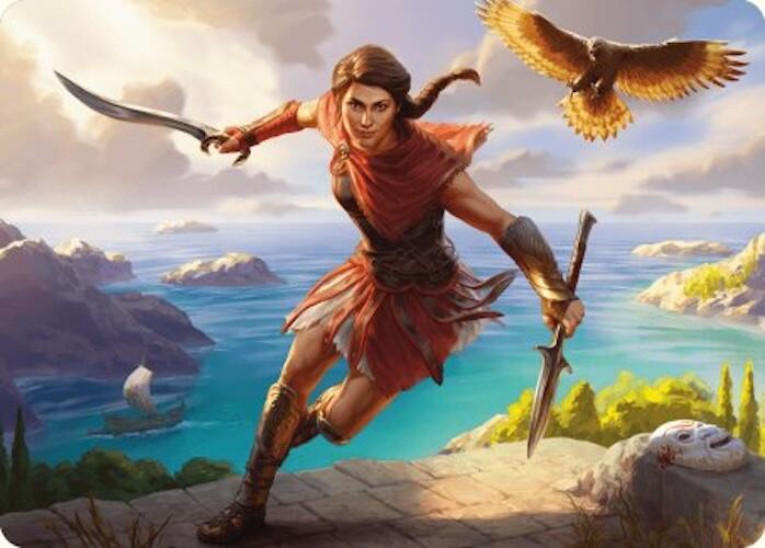 Kassandra, Eagle Bearer Art Card [Assassin's Creed Art Series] | Deep Dive Games St. Marys