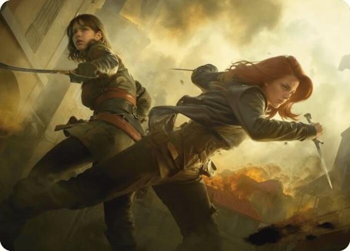 Mary Read and Anne Bonny Art Card [Assassin's Creed Art Series] | Deep Dive Games St. Marys