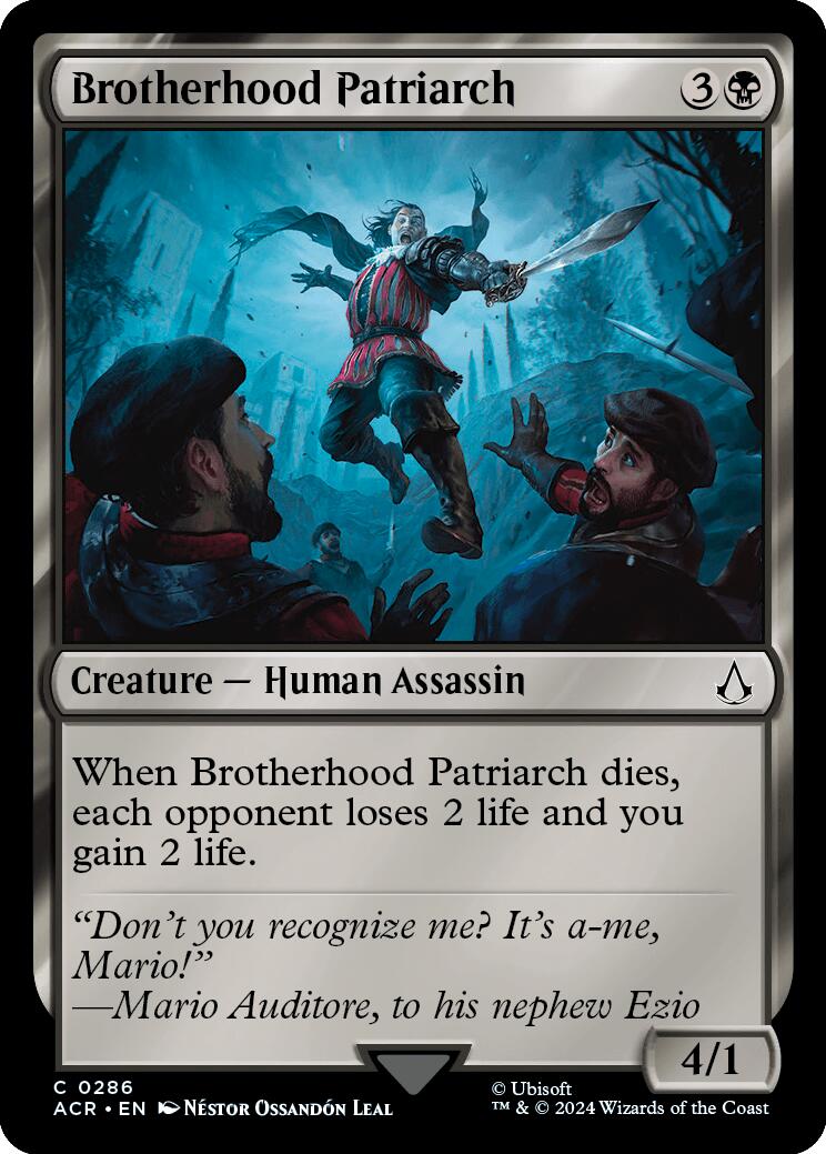 Brotherhood Patriarch [Assassin's Creed] | Deep Dive Games St. Marys