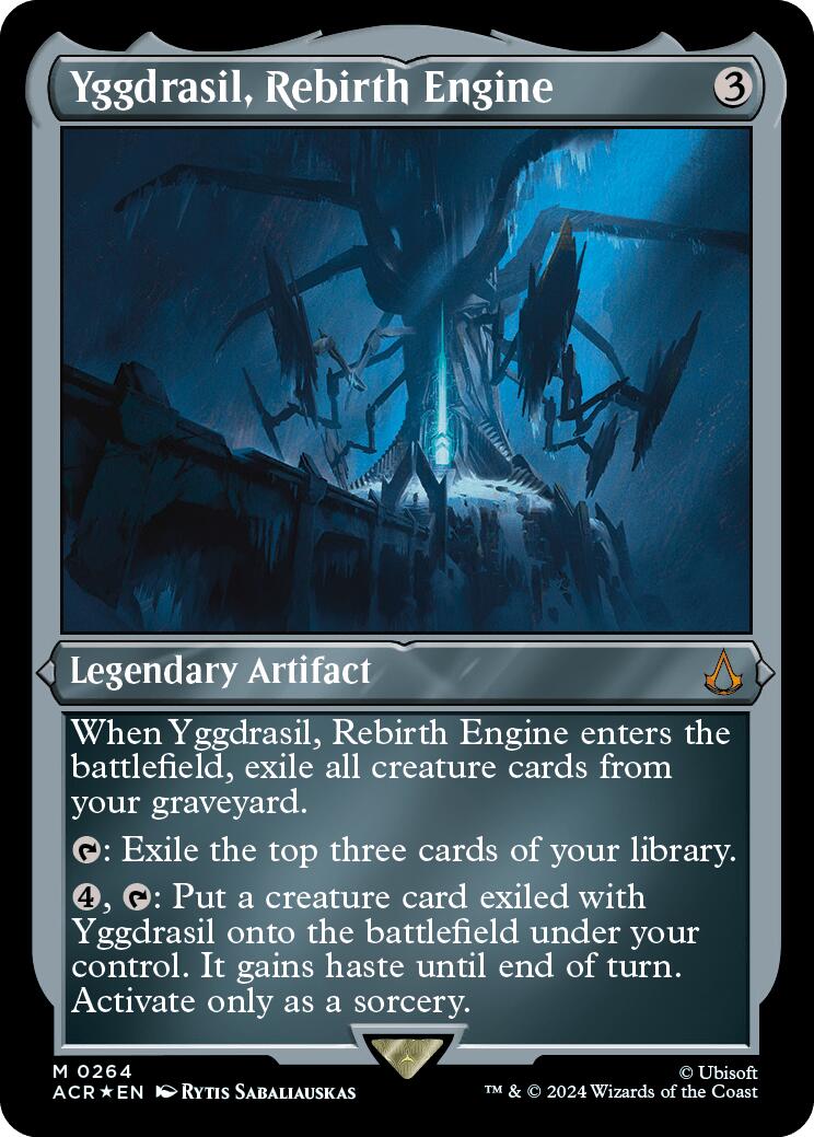 Yggdrasil, Rebirth Engine (Foil Etched) [Assassin's Creed] | Deep Dive Games St. Marys