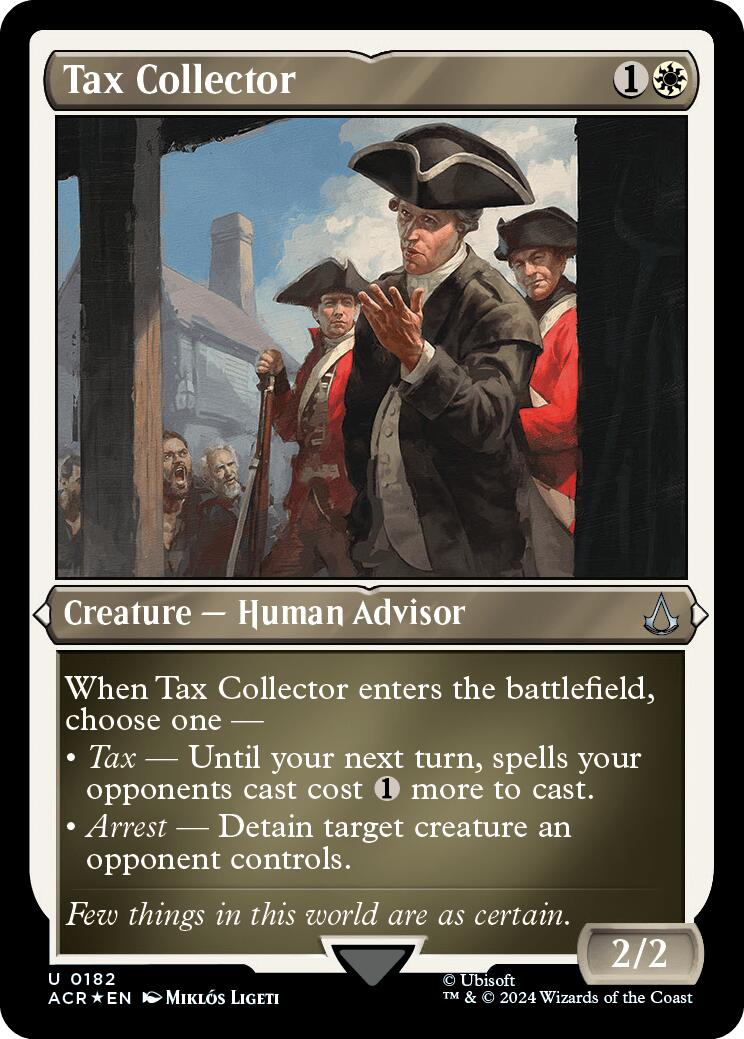 Tax Collector (Foil Etched) [Assassin's Creed] | Deep Dive Games St. Marys