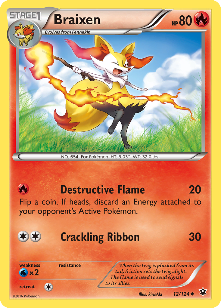 Braixen (12/124) [XY: Fates Collide] | Deep Dive Games St. Marys