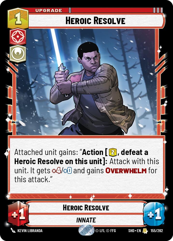 Heroic Resolve (155/262) [Shadows of the Galaxy] | Deep Dive Games St. Marys