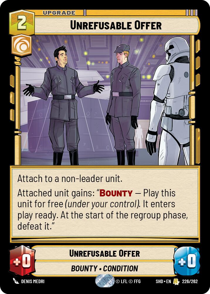 Unrefusable Offer (226/262) [Shadows of the Galaxy] | Deep Dive Games St. Marys