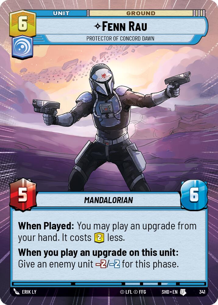 Fenn Rau - Protector of Concord Dawn (Hyperspace) (341) [Shadows of the Galaxy] | Deep Dive Games St. Marys