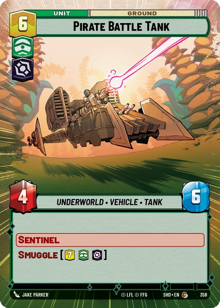 Pirate Battle Tank (Hyperspace) (358) [Shadows of the Galaxy] | Deep Dive Games St. Marys