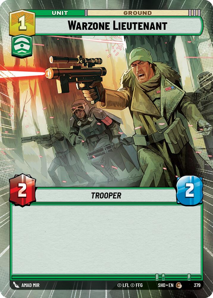 Warzone Lieutenant (Hyperspace) (379) [Shadows of the Galaxy] | Deep Dive Games St. Marys