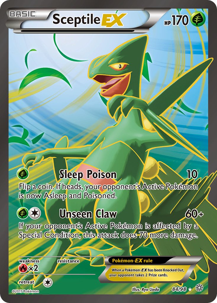 Sceptile EX (84/98) [XY: Ancient Origins] | Deep Dive Games St. Marys