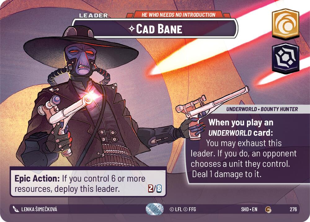Cad Bane - He Who Needs No Introduction (Showcase) (276) [Shadows of the Galaxy] | Deep Dive Games St. Marys