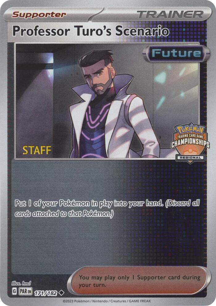 Professor Turo's Scenario (171/182) (2023 Regional Championships Staff) [League & Championship Cards] | Deep Dive Games St. Marys