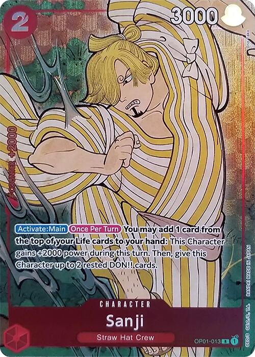 Sanji (English Version 1st Anniversary Set) [One Piece Promotion Cards] | Deep Dive Games St. Marys