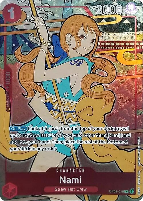 Nami (English Version 1st Anniversary Set) [One Piece Promotion Cards] | Deep Dive Games St. Marys