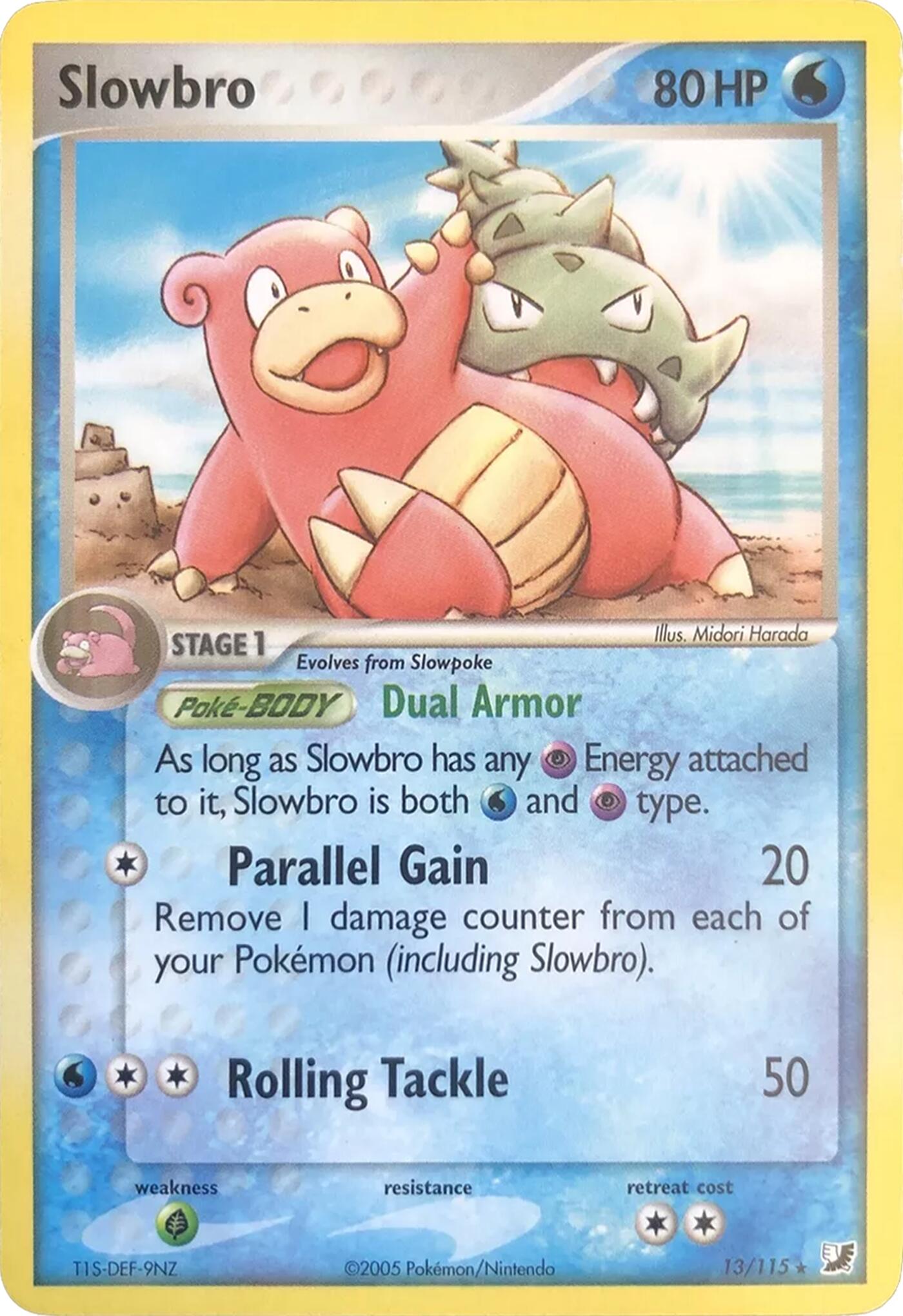 Slowbro (13/115) (Theme Deck Exclusives) [EX: Unseen Forces] | Deep Dive Games St. Marys