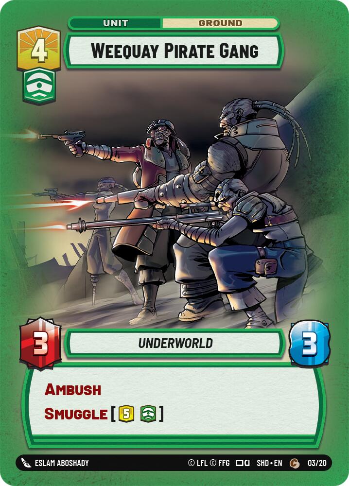 Weequay Pirate Gang (03/20) [Shadows of the Galaxy: Weekly Play] | Deep Dive Games St. Marys