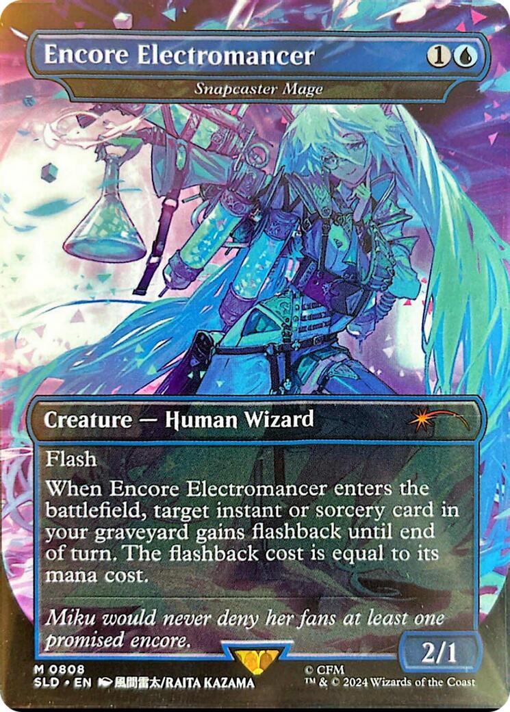 Encore Electromancer - Snapcaster Mage (Rainbow Foil) [Secret Lair Drop Series] | Deep Dive Games St. Marys