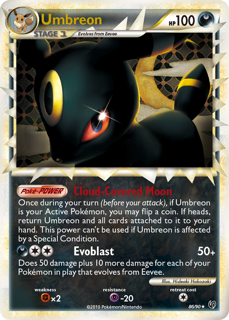 Umbreon (86/90) [HeartGold & SoulSilver: Undaunted] | Deep Dive Games St. Marys