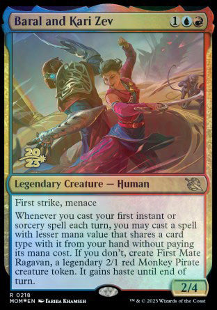 Baral and Kari Zev [March of the Machine Prerelease Promos] | Deep Dive Games St. Marys