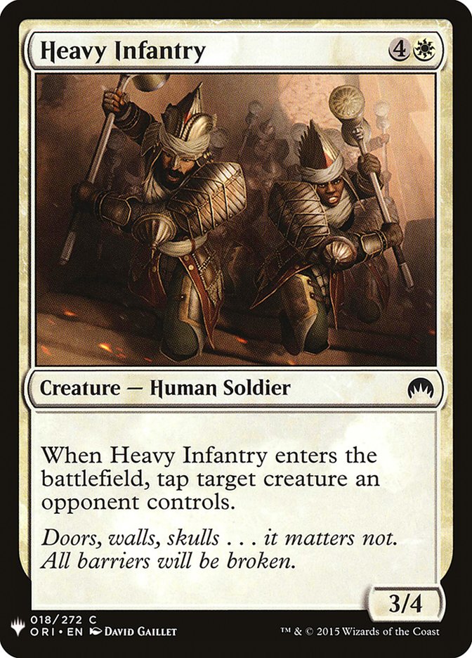 Heavy Infantry [Mystery Booster] | Deep Dive Games St. Marys