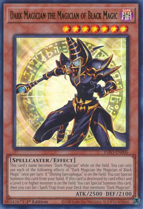 Dark Magician the Magician of Black Magic [INFO-EN006] Ultra Rare | Deep Dive Games St. Marys