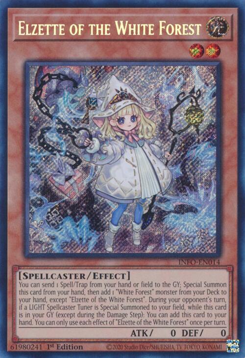 Elzette of the White Forest [INFO-EN014] Secret Rare | Deep Dive Games St. Marys