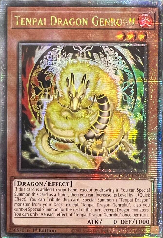 Tenpai Dragon Genroku (Quarter Century Secret Rare) [INFO-EN019] Quarter Century Secret Rare | Deep Dive Games St. Marys