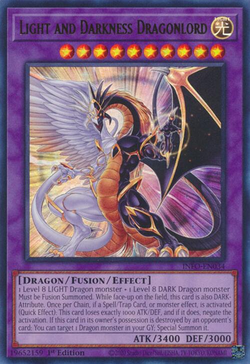 Light and Darkness Dragonlord [INFO-EN034] Ultra Rare | Deep Dive Games St. Marys