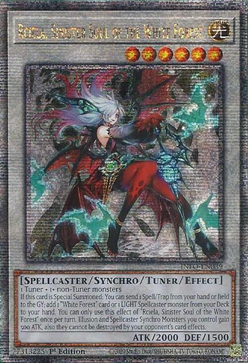 Rciela, Sinister Soul of the White Forest (Quarter Century Secret Rare) [INFO-EN039] Quarter Century Secret Rare | Deep Dive Games St. Marys