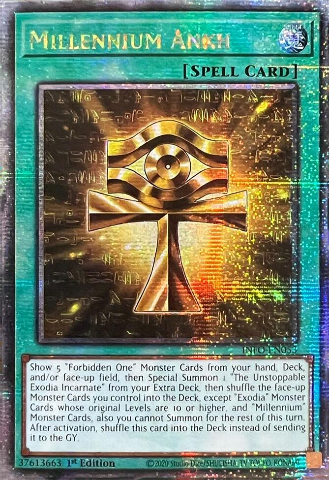 Millennium Ankh (Quarter Century Secret Rare) [INFO-EN053] Quarter Century Secret Rare | Deep Dive Games St. Marys