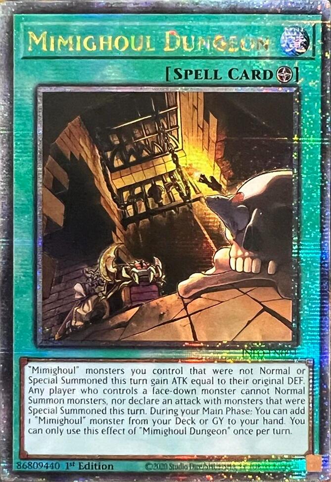 Mimighoul Dungeon (Quarter Century Secret Rare) [INFO-EN094] Quarter Century Secret Rare | Deep Dive Games St. Marys