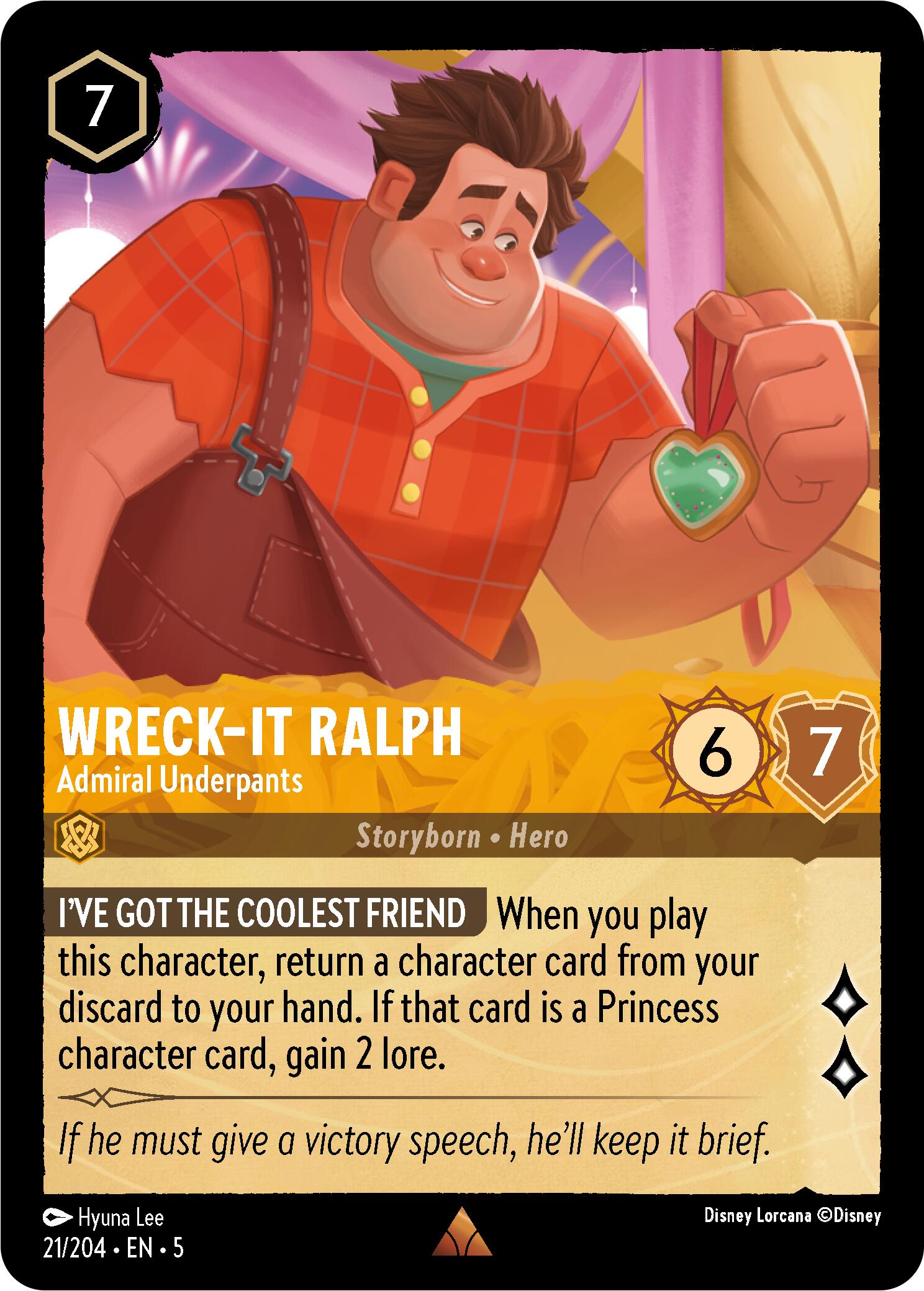 Wreck-It Ralph - Admiral Underpants (21/204) [Shimmering Skies] | Deep Dive Games St. Marys