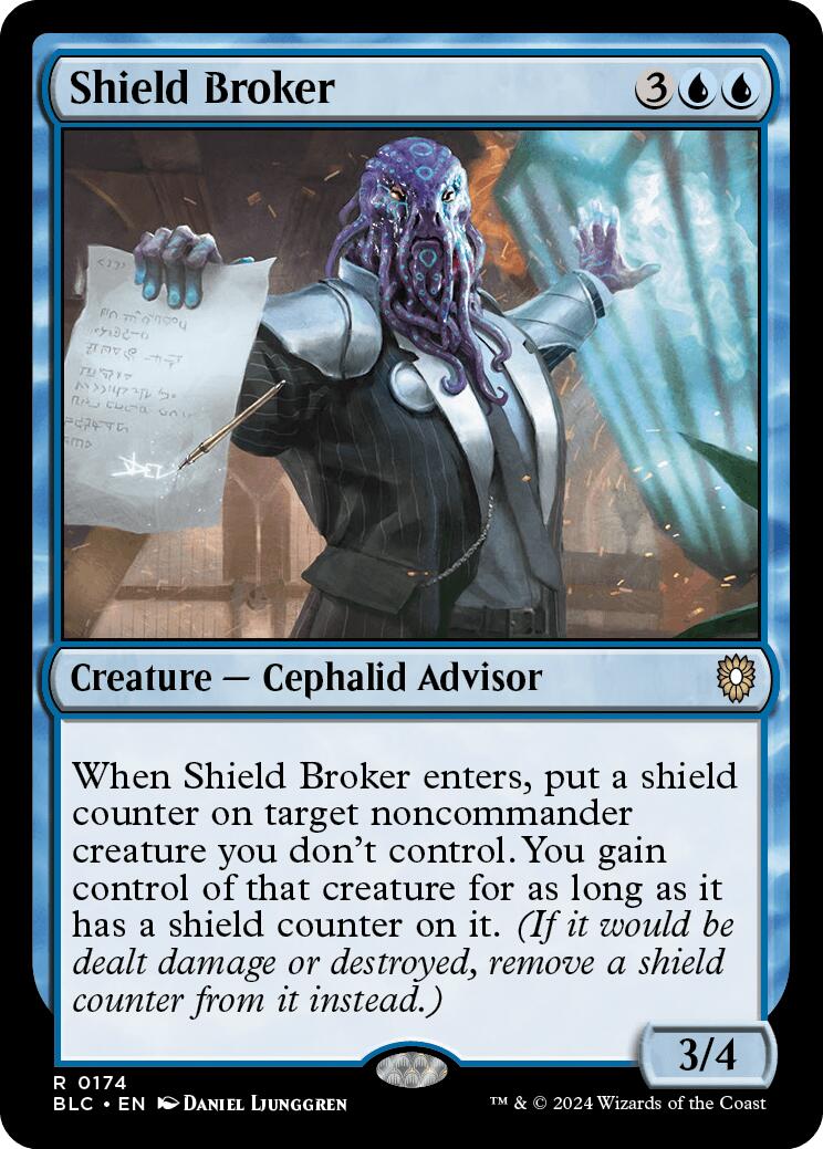 Shield Broker [Bloomburrow Commander] | Deep Dive Games St. Marys