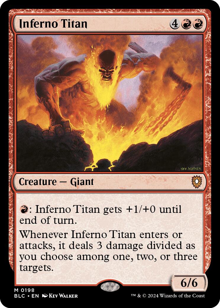 Inferno Titan [Bloomburrow Commander] | Deep Dive Games St. Marys