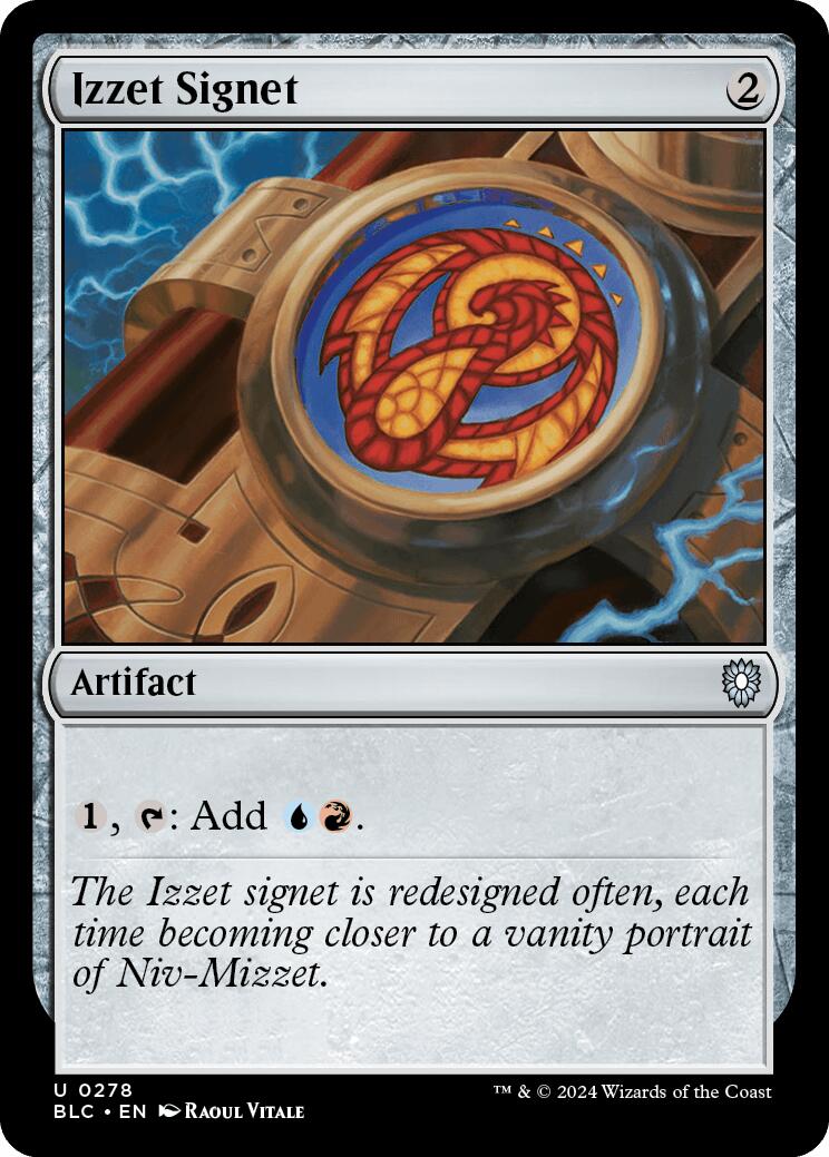 Izzet Signet [Bloomburrow Commander] | Deep Dive Games St. Marys