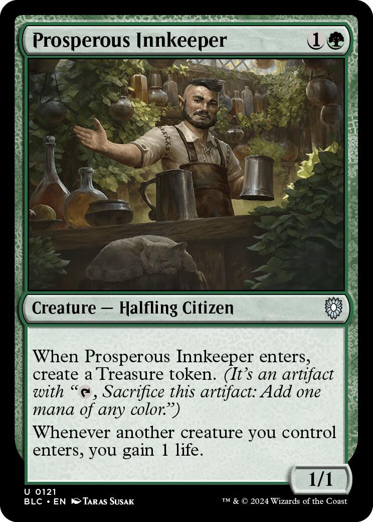 Prosperous Innkeeper [Bloomburrow Commander] | Deep Dive Games St. Marys