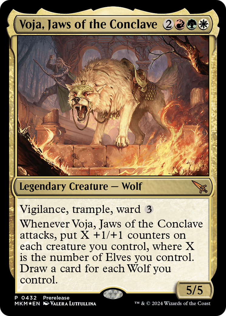 Voja, Jaws of the Conclave [Murders at Karlov Manor Prerelease Promos] | Deep Dive Games St. Marys