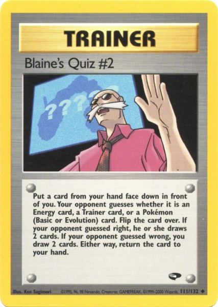 Blaine's Quiz #2 (111/132) [Gym Challenge Unlimited] | Deep Dive Games St. Marys