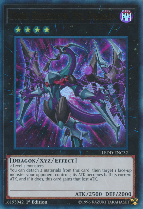 Dark Rebellion Xyz Dragon [LEDD-ENC32] Ultra Rare | Deep Dive Games St. Marys