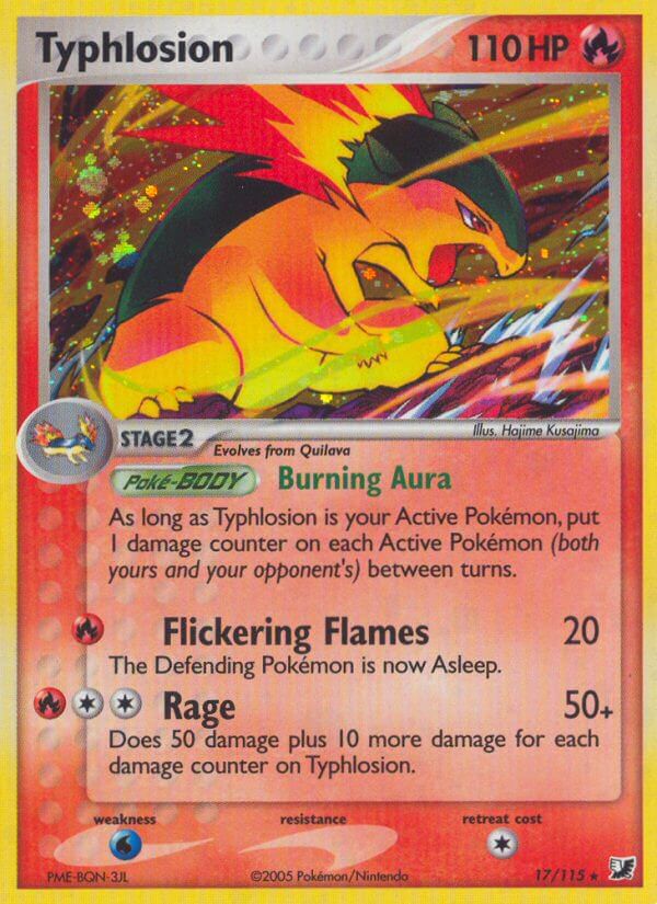 Typhlosion(17/115) (Theme Deck Exclusive) [EX: Unseen Forces] | Deep Dive Games St. Marys