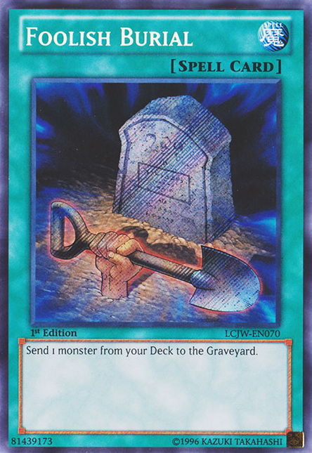 Foolish Burial [LCJW-EN070] Secret Rare | Deep Dive Games St. Marys