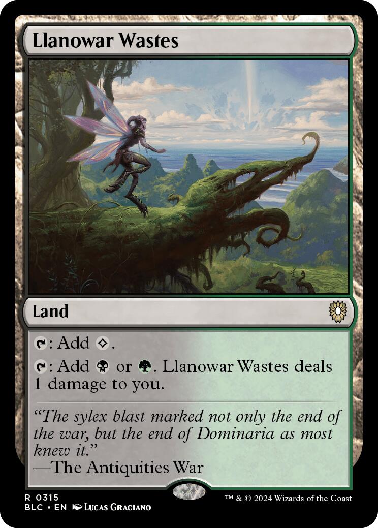 Llanowar Wastes [Bloomburrow Commander] | Deep Dive Games St. Marys