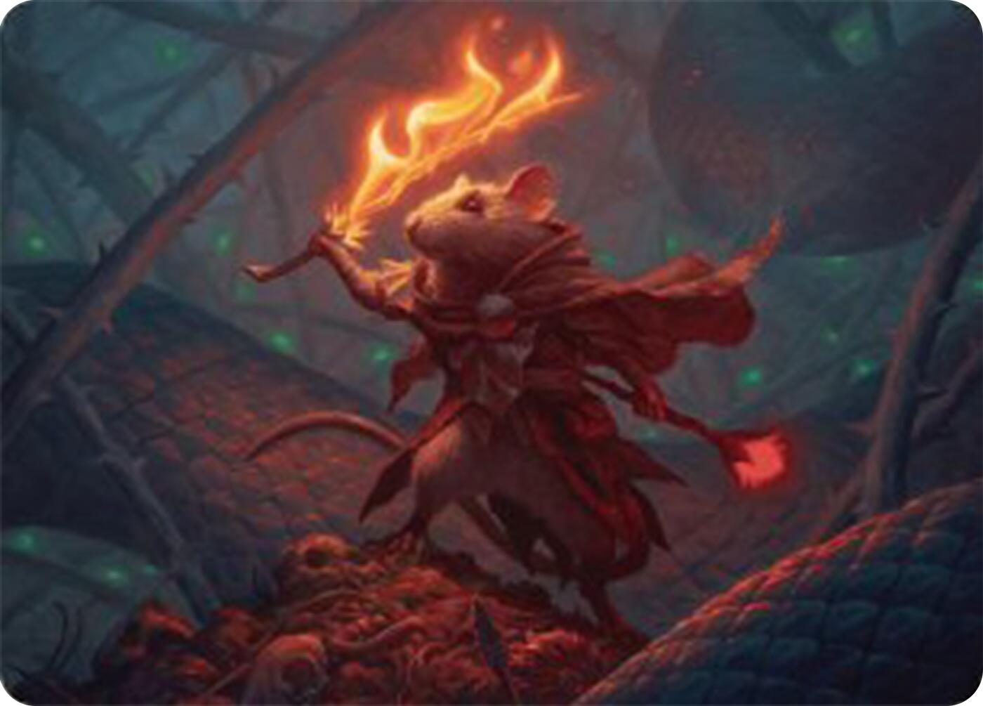 Emberheart Challenger Art Card [Bloomburrow Art Series] | Deep Dive Games St. Marys