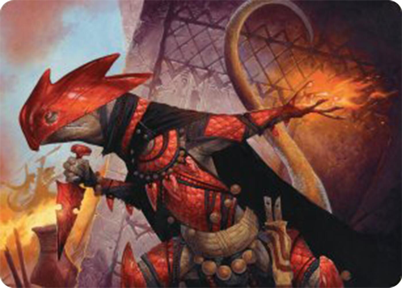 Cindering Cutthroat Art Card [Bloomburrow Art Series] | Deep Dive Games St. Marys