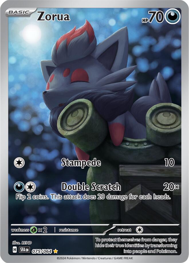 Zorua (075/064) [Scarlet & Violet: Shrouded Fable] | Deep Dive Games St. Marys