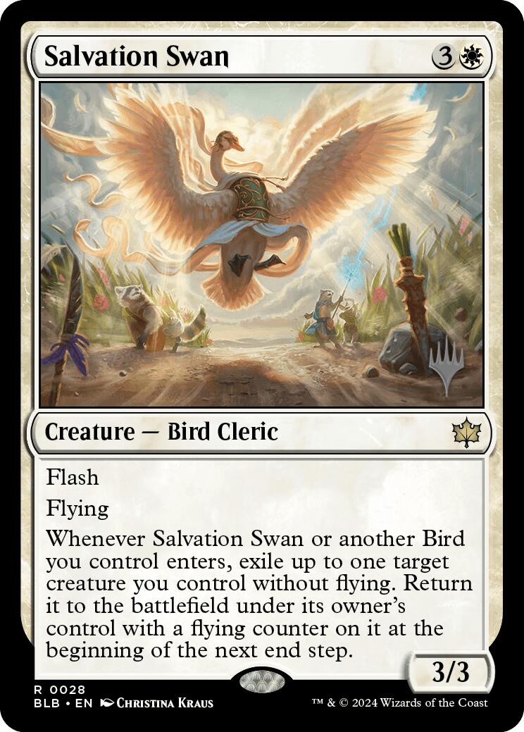 Salvation Swan (Promo Pack) [Bloomburrow Promos] | Deep Dive Games St. Marys