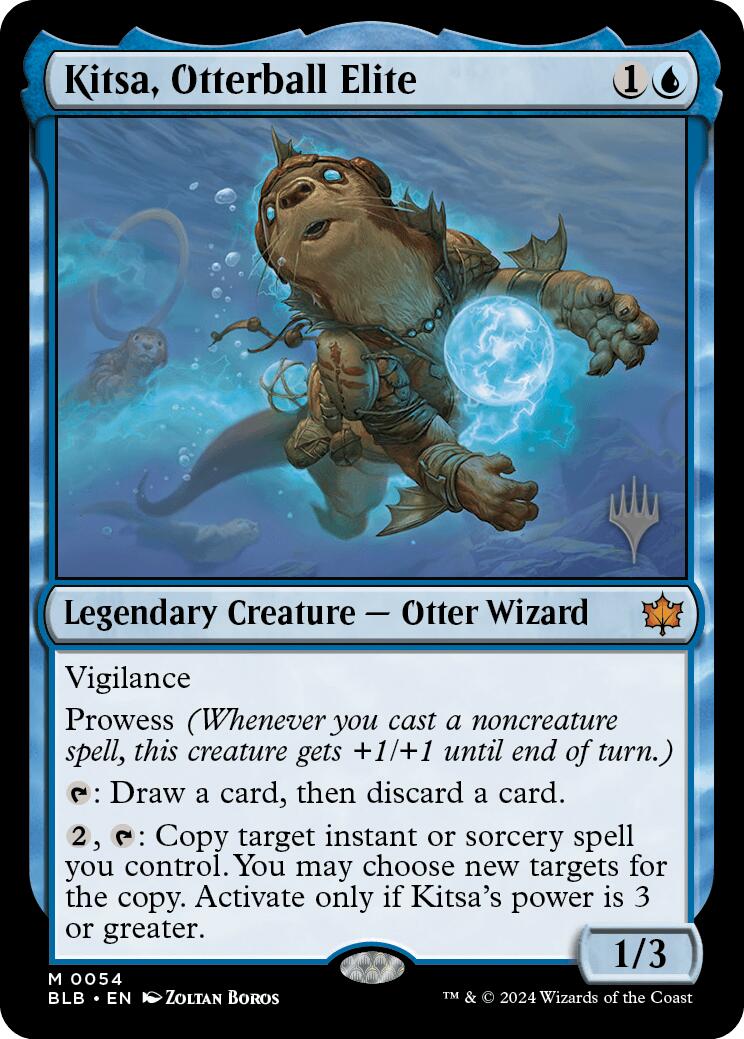 Kitsa, Otterball Elite (Promo Pack) [Bloomburrow Promos] | Deep Dive Games St. Marys