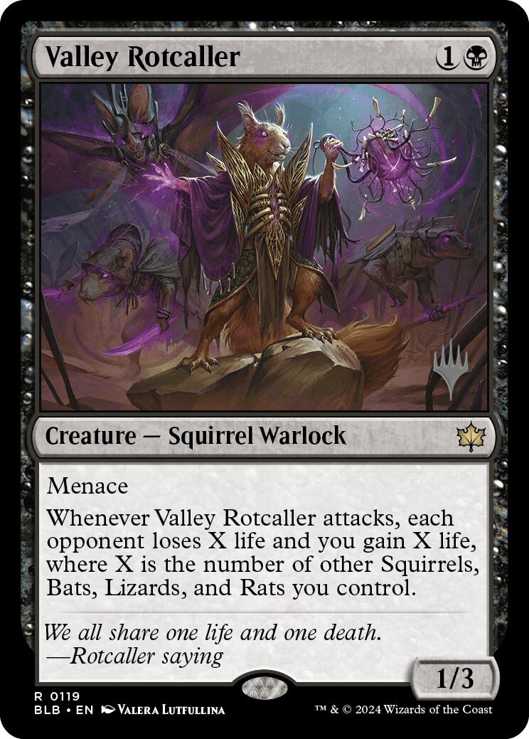 Valley Rotcaller (Promo Pack) [Bloomburrow Promos] | Deep Dive Games St. Marys